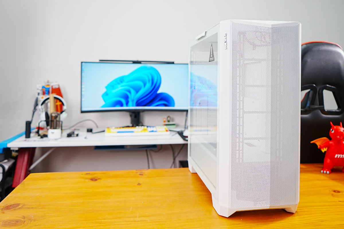 长城隐刃纯白机箱，体验纯白主题装机的魔力！2